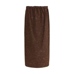 Fabiana Filippi Women Cotton And Wool Midi Skirt